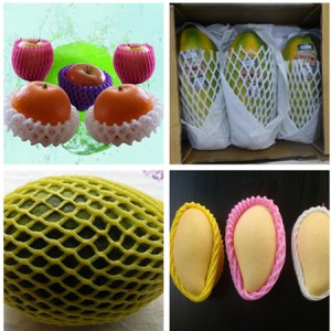 EPE Material Foam Net for Packing Fruit and Bottle with Good Quality and Elasticity