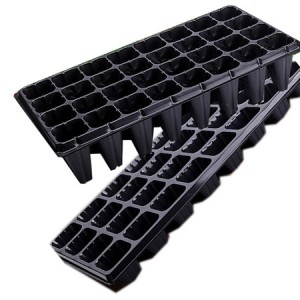 Good Strength Durable PS Material Plastic Seedling Tray with Holes from 15 to 288